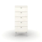Core Augusta Curve 5 drawer narrow chest - Price Crash Furniture