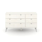 Core Augusta Curve 3+3 drawer wide chest - Price Crash Furniture