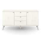 Core Augusta Curve medium sideboard with 2 doors, 3 drawers - Price Crash Furniture