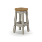 Core Corona Grey low round breakfast stools (pair) - Price Crash Furniture