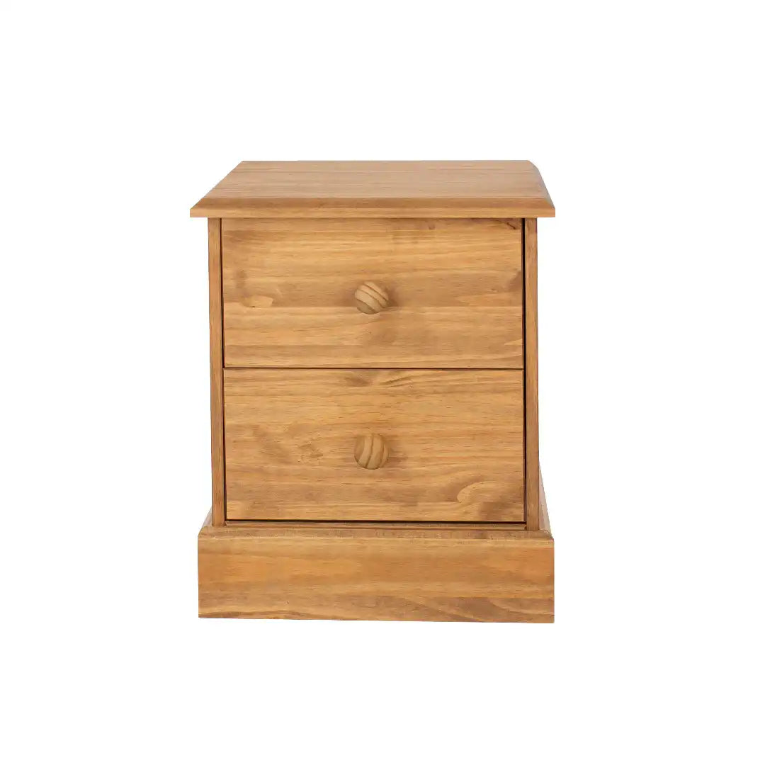 Cotswold 2 drawer bedside cabinet - Price Crash Furniture