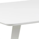 Roxby Square Dining Table in White - Price Crash Furniture