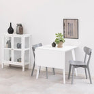 Roxby Square Dining Table in White - Price Crash Furniture