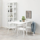Roxby Square Dining Table in White - Price Crash Furniture
