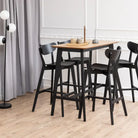 Roxby Bar Table in Oak - Price Crash Furniture