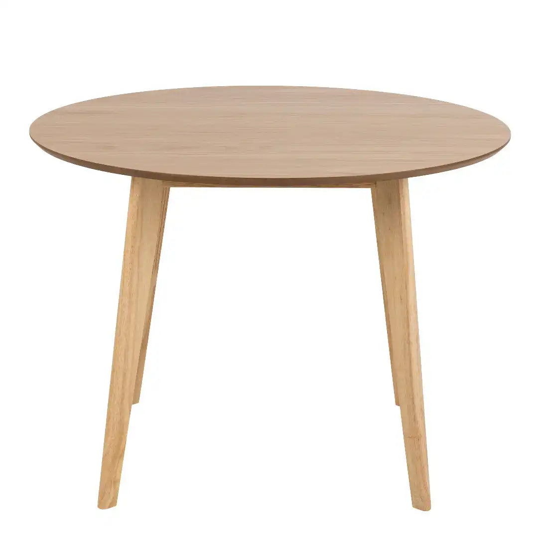 Roxby Round Dining Table in Oak 105x76cm - Price Crash Furniture