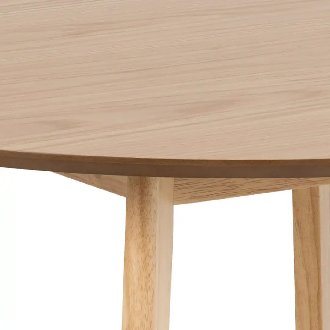 Roxby Round Dining Table in Oak 105x76cm - Price Crash Furniture