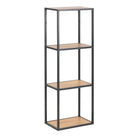 Seaford Black Metal Wall Shelf - Price Crash Furniture
