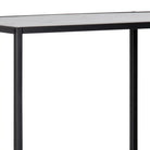 Seaford Black Metal Asymmetrical Bookcase with 3 Black Shelves - Price Crash Furniture