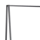 Seaford Clothes Rack with 2 shelves in Black - Price Crash Furniture