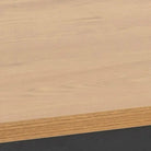 Seaford Dining Table in Black & Oak - Price Crash Furniture