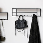 Seaford Coat Rack in Black And Oak - Price Crash Furniture