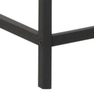 Seaford Tall Black Metal 2 Door Display Cabinet - Price Crash Furniture