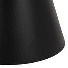 Soli Low Round Ceramic Coffee Table in Black 85.7x40cm - Price Crash Furniture