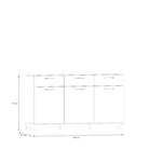 Sali 3 Door 3 Drawer Chest in Sage Green - Price Crash Furniture