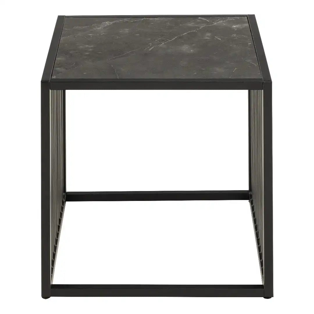 Strington Side Table in Black - Price Crash Furniture