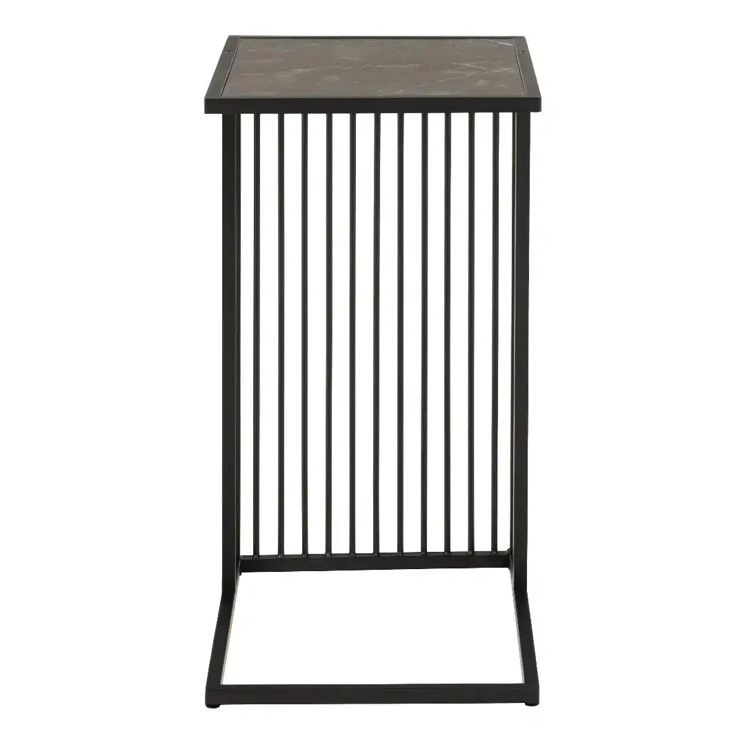 Strington Tall Side Table in Black - Price Crash Furniture