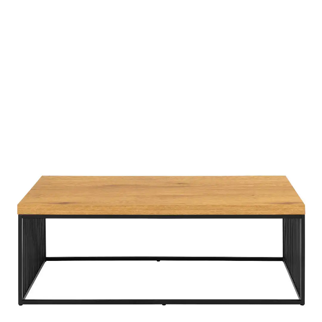 Strington Coffee Table in Black and Oak - Price Crash Furniture