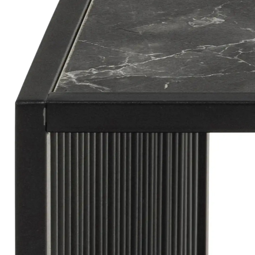 Strington Square Coffee Table in Black - Price Crash Furniture