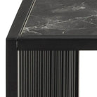 Strington Square Coffee Table in Black - Price Crash Furniture