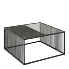 Strington Square Coffee Table in Black - Price Crash Furniture