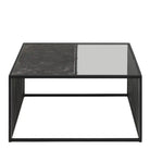 Strington Square Coffee Table in Black - Price Crash Furniture