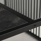 Strington Square Coffee Table in Black - Price Crash Furniture