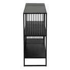 Strington Bookcase with 2 Shelves in Black - Price Crash Furniture