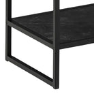 Strington Bookcase with 5 Shelves in Black - Price Crash Furniture