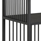 Strington Bookcase with 5 Shelves in Black - Price Crash Furniture