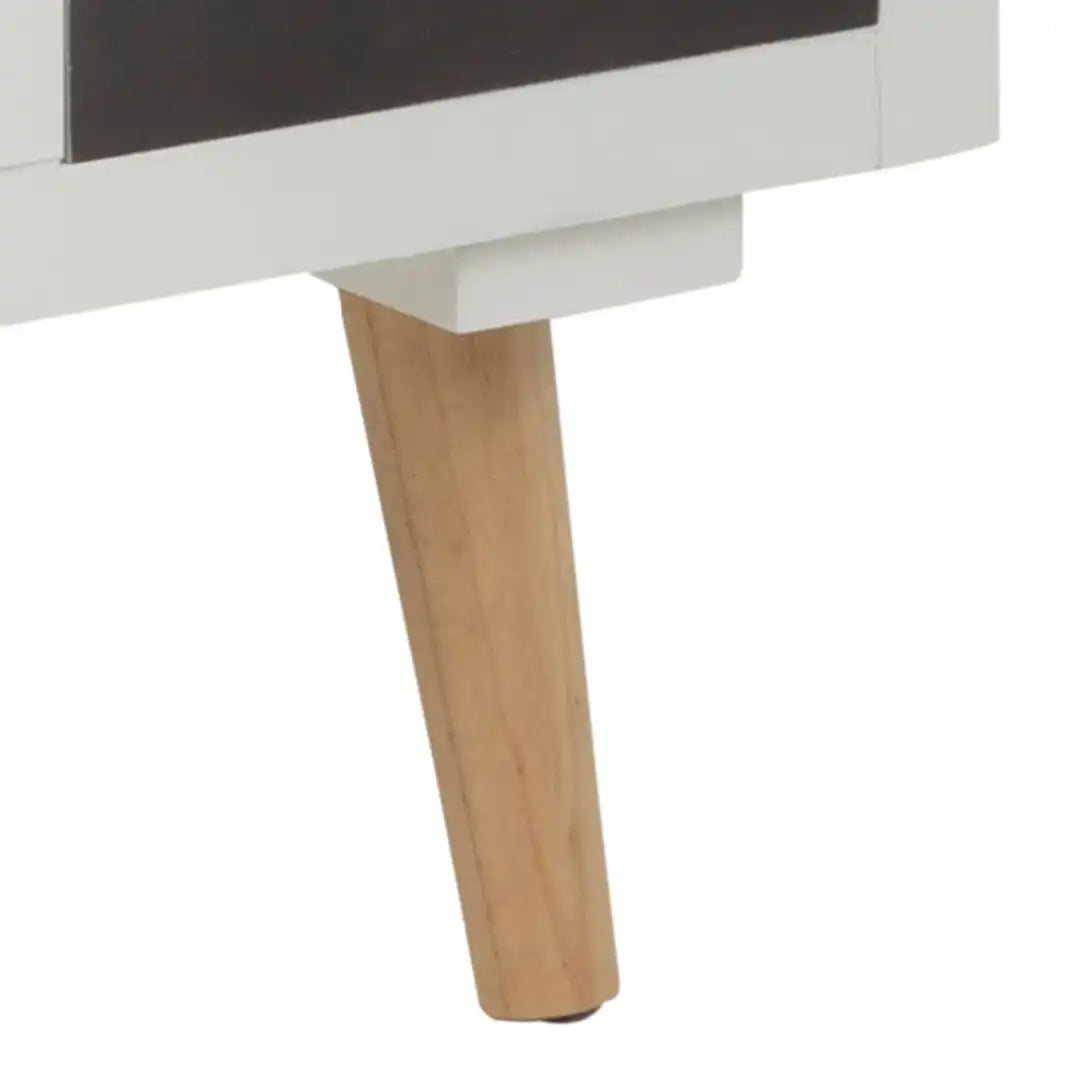 Thais White Shabby Chic Multi Coloured 13 Drawer Chest - Price Crash Furniture