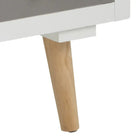 Thais White Shabby Chic Multi Coloured 11 Drawer Chest - Price Crash Furniture