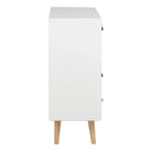 Thais White Shabby Chic Multi Coloured 11 Drawer Chest - Price Crash Furniture