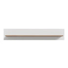 Wensley Wall Shelf in Light Grey and Oak - Price Crash Furniture