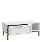 Wensley 1 Drawer Coffee Table in Light Grey and Oak - Price Crash Furniture