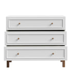 Wensley 3 Drawer Chest in Light Grey and Oak - Price Crash Furniture