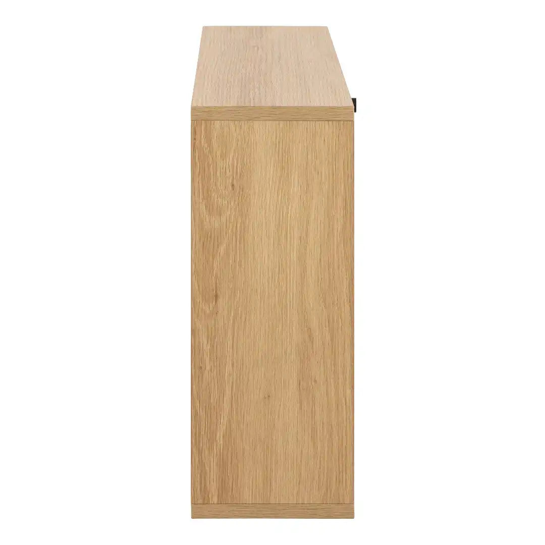 Albany Shoe Cabinet 1 Flip Down Door In Oak - Price Crash Furniture