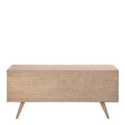 A-Line Sideboard with 4 Drawers and Sliding Door in White Oak - Price Crash Furniture