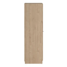 Brande Wardrobe with 2 Frame Doors in Jackson Hickory - Price Crash Furniture