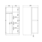 Brande Wardrobe with 2 Frame Doors in Jackson Hickory - Price Crash Furniture