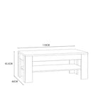 Grafton Coffee Table In Oak - Price Crash Furniture