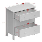Steens Chest of Drawers, MDF, White, One Size - Price Crash Furniture
