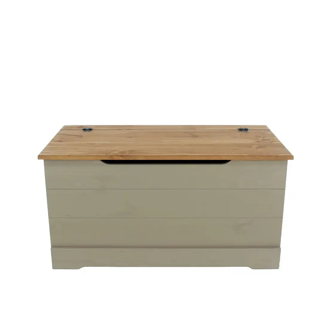 Grey Compact Corona Storage Trunk - Price Crash Furniture