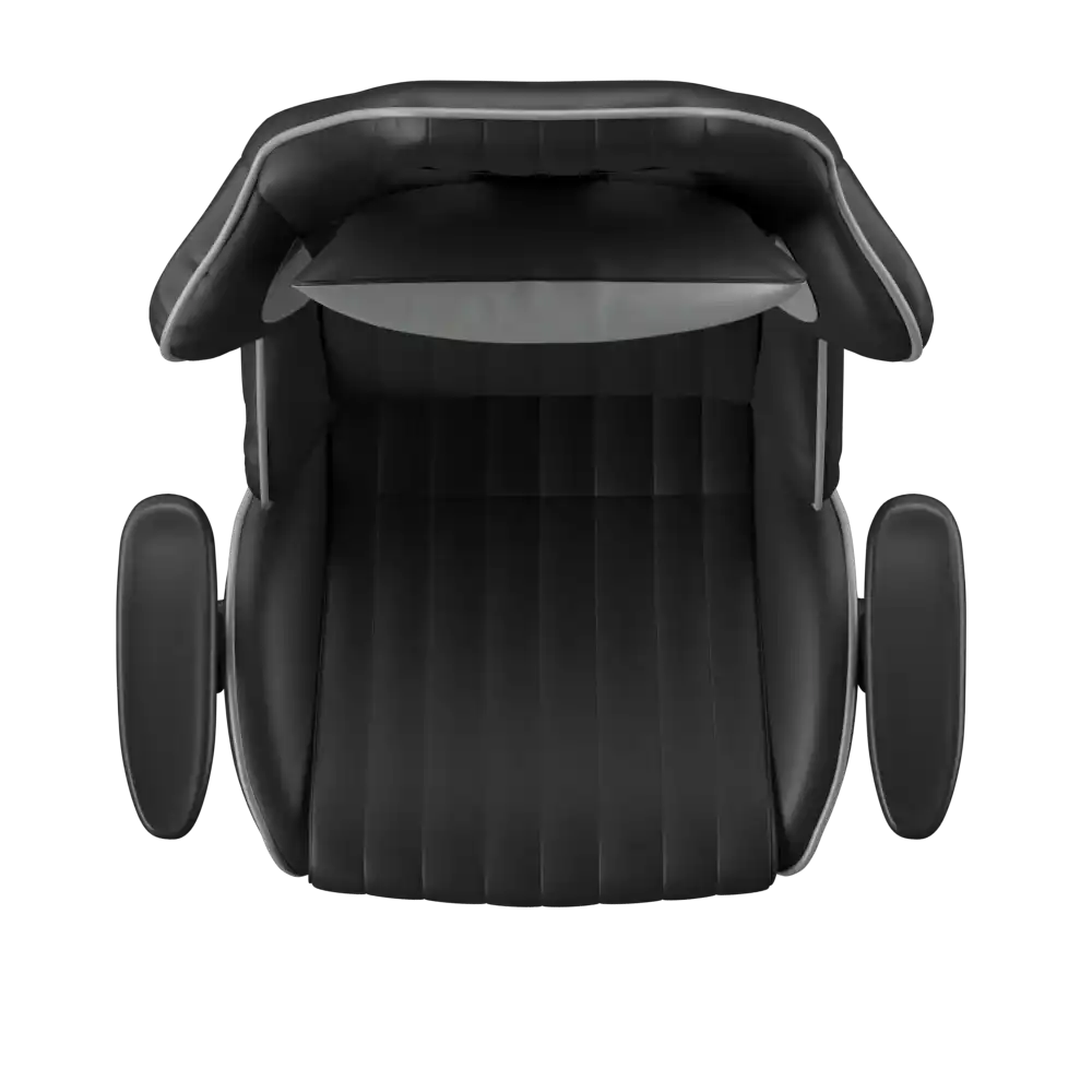 Alphason Senna Fully Adjustable Gaming Chair - Black & Grey Faux Leather - Price Crash Furniture