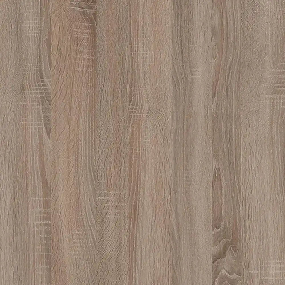 Chelsea Bedroom 3 Door Wardrobe with Mirror in White with a Truffle Oak Trim - Price Crash Furniture