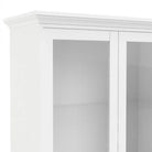 PARIS CHINA CABINET DISPLAY UNIT DRESSER IN WHITE - Price Crash Furniture