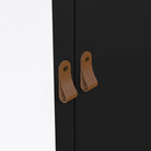 Barcelona Wardrobe With 1 Door 1 Mirror Door 2 Drawers In Matt Black - Price Crash Furniture