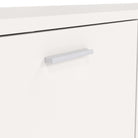 Media TV Unit With 2 Doors 1 Drawer In White - Price Crash Furniture