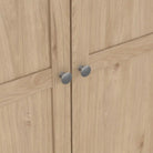 Brande Wardrobe With 3 Frame Doors In Jackson Hickory Oak - Price Crash Furniture