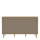 Calasetta 3 Door Sideboard Buffet Unit In Rattan finish - Price Crash Furniture